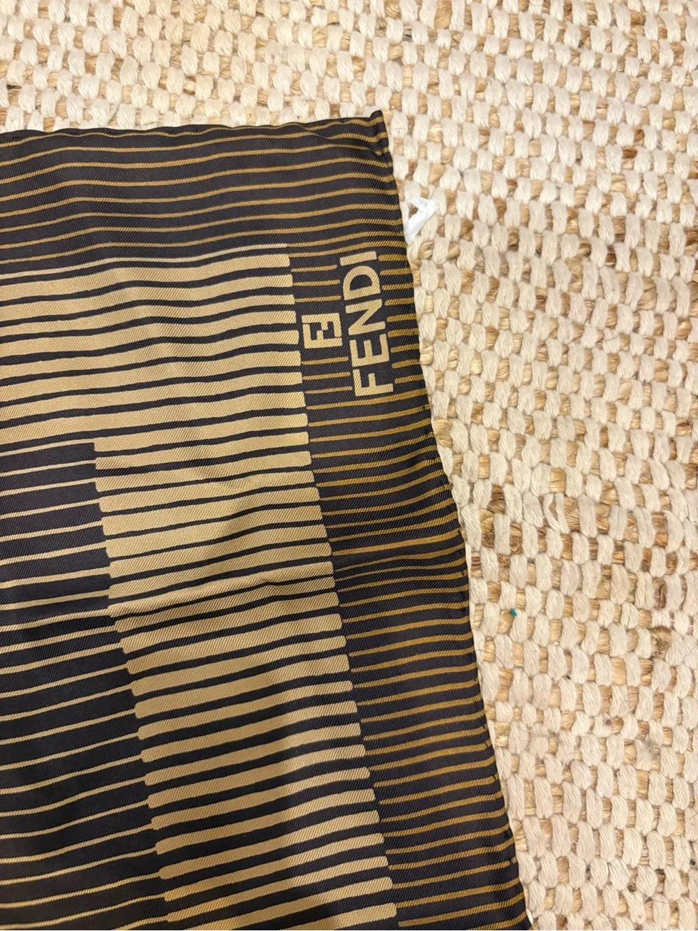 Fendi Zucca silk scarf